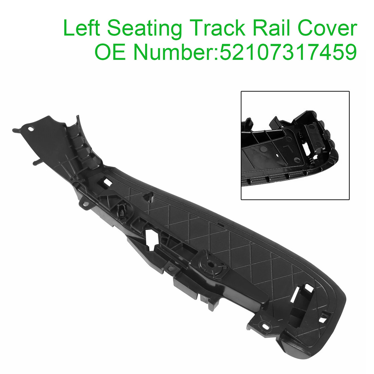 2012-2018 BMW X5 X6 Left Support Seating Track Rail Cover 52107317459 Generic