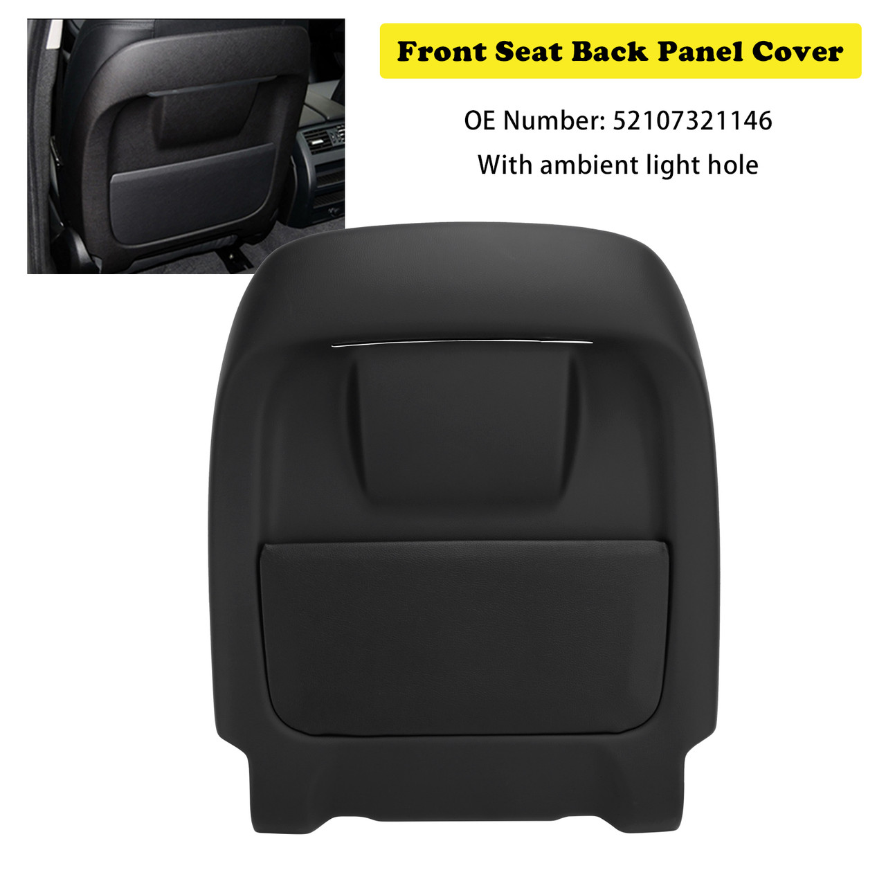 2014-2018 BMW X5 X6 F15 F16 Front Seat Back Panel Cover