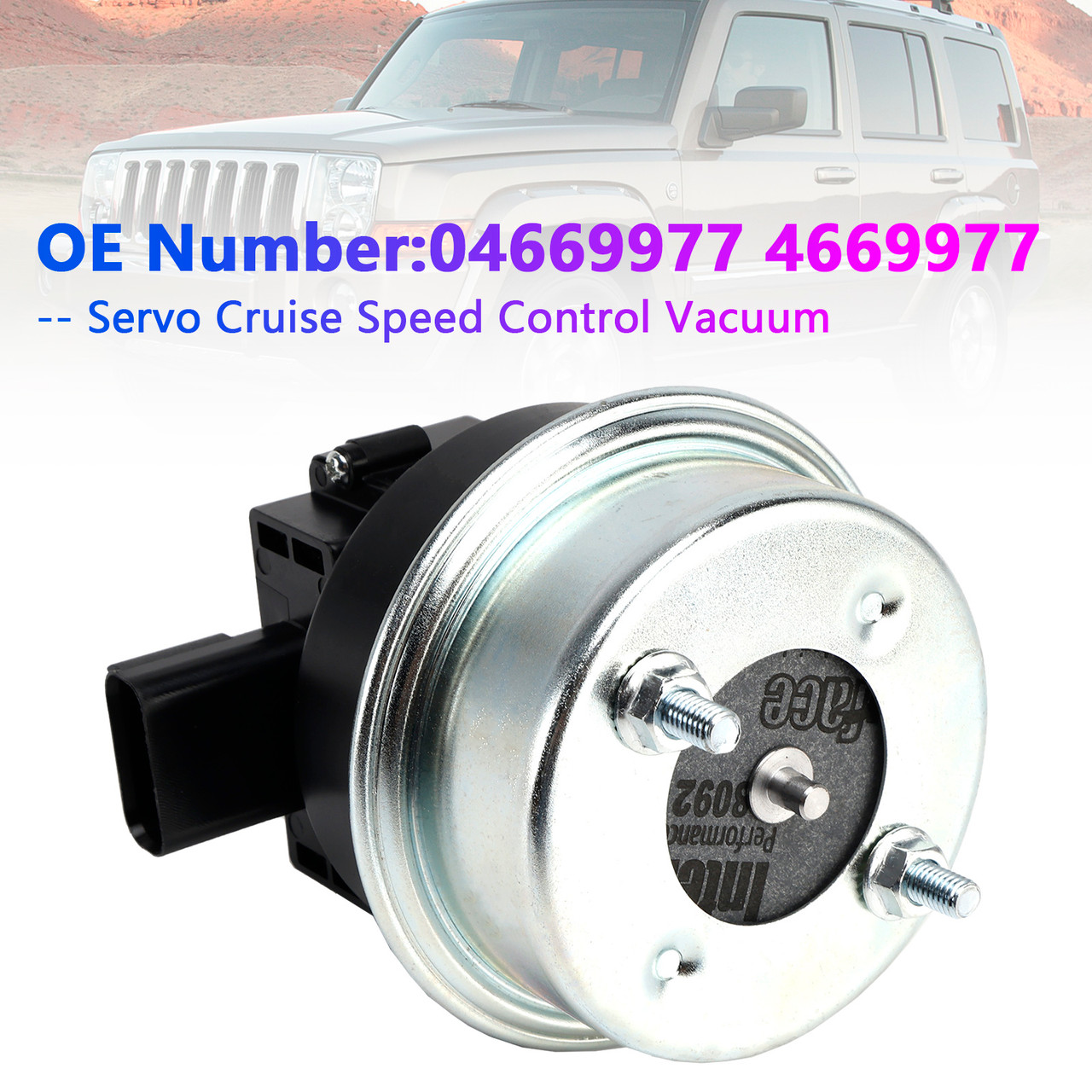 1998-2007Jeep Wrangler Liberty Commander Servo Cruise Speed Control Vacuum 4669977 Generic