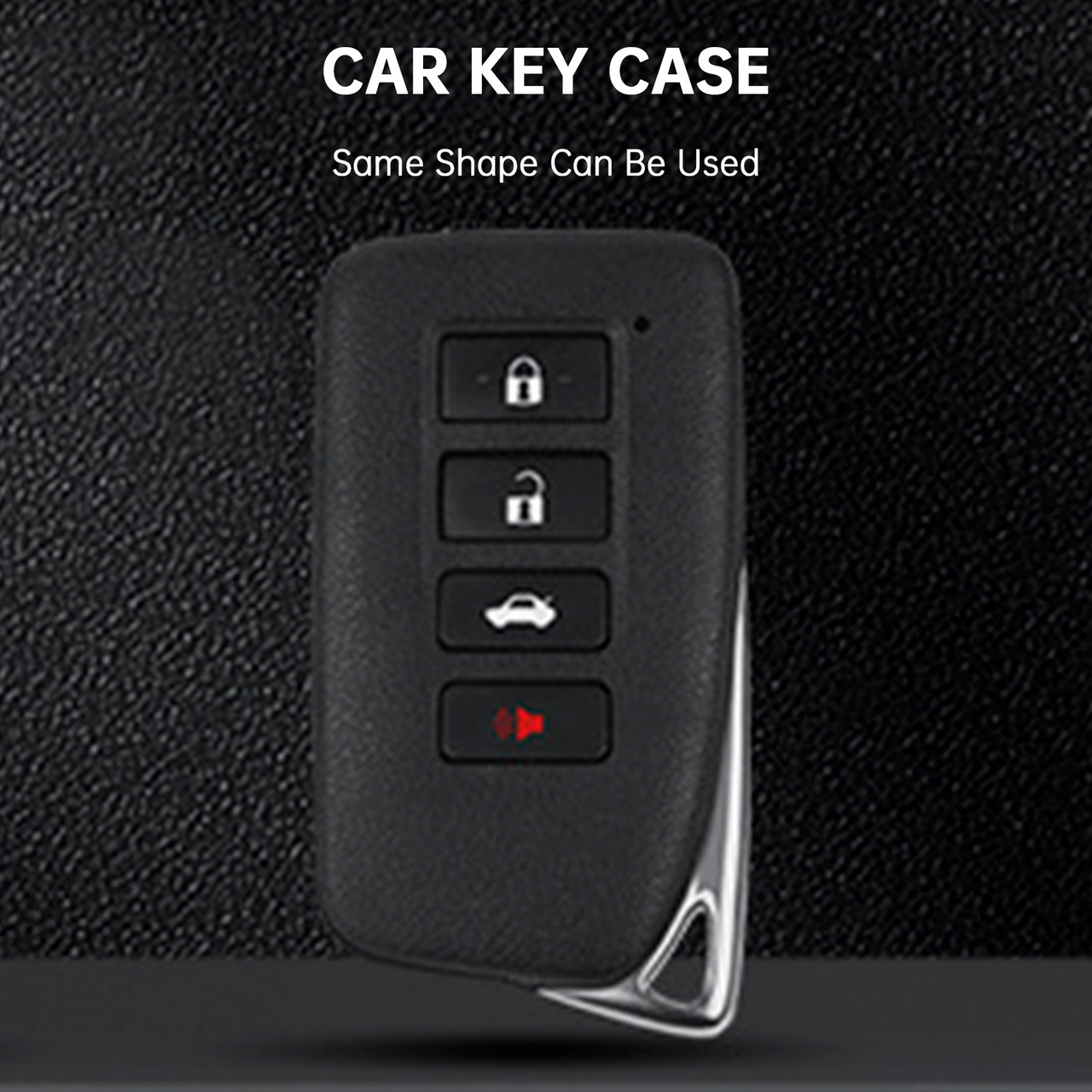 Lexus IS GS ES RX RC NX LS LX Alloy Aluminum TPU Soft Film Car Key Gray Case Cover Generic