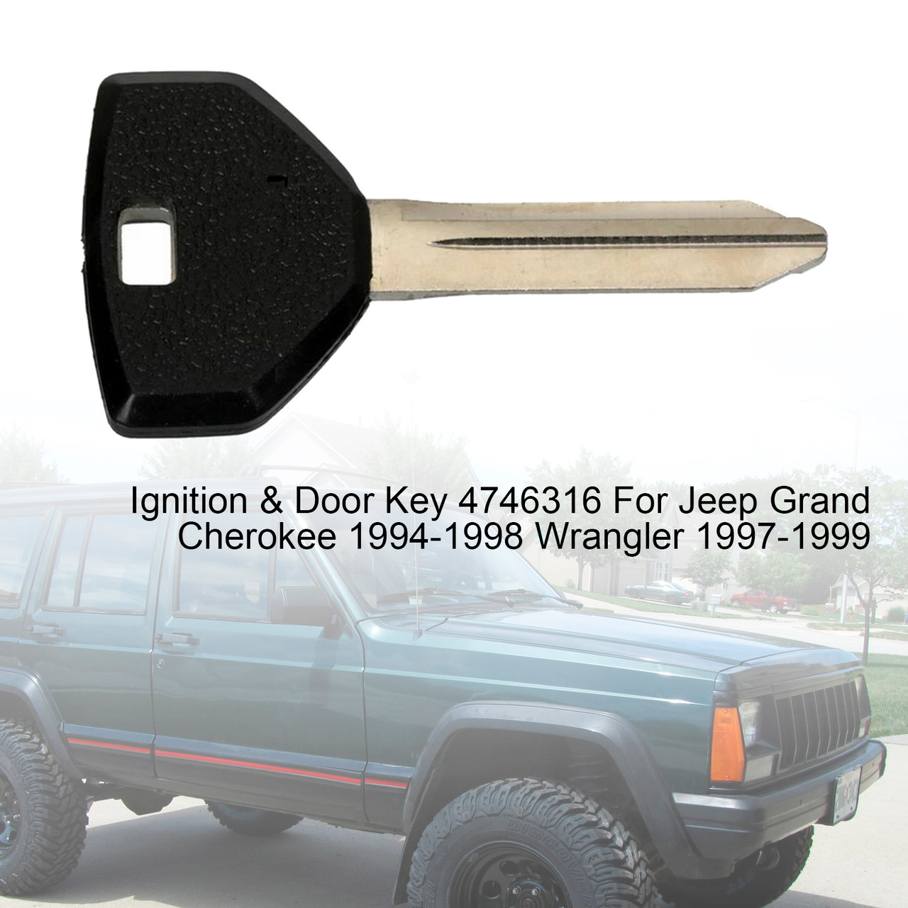 1994-1999 JEEP CHEROKEE Ignition & Door Key 4746316 Generic