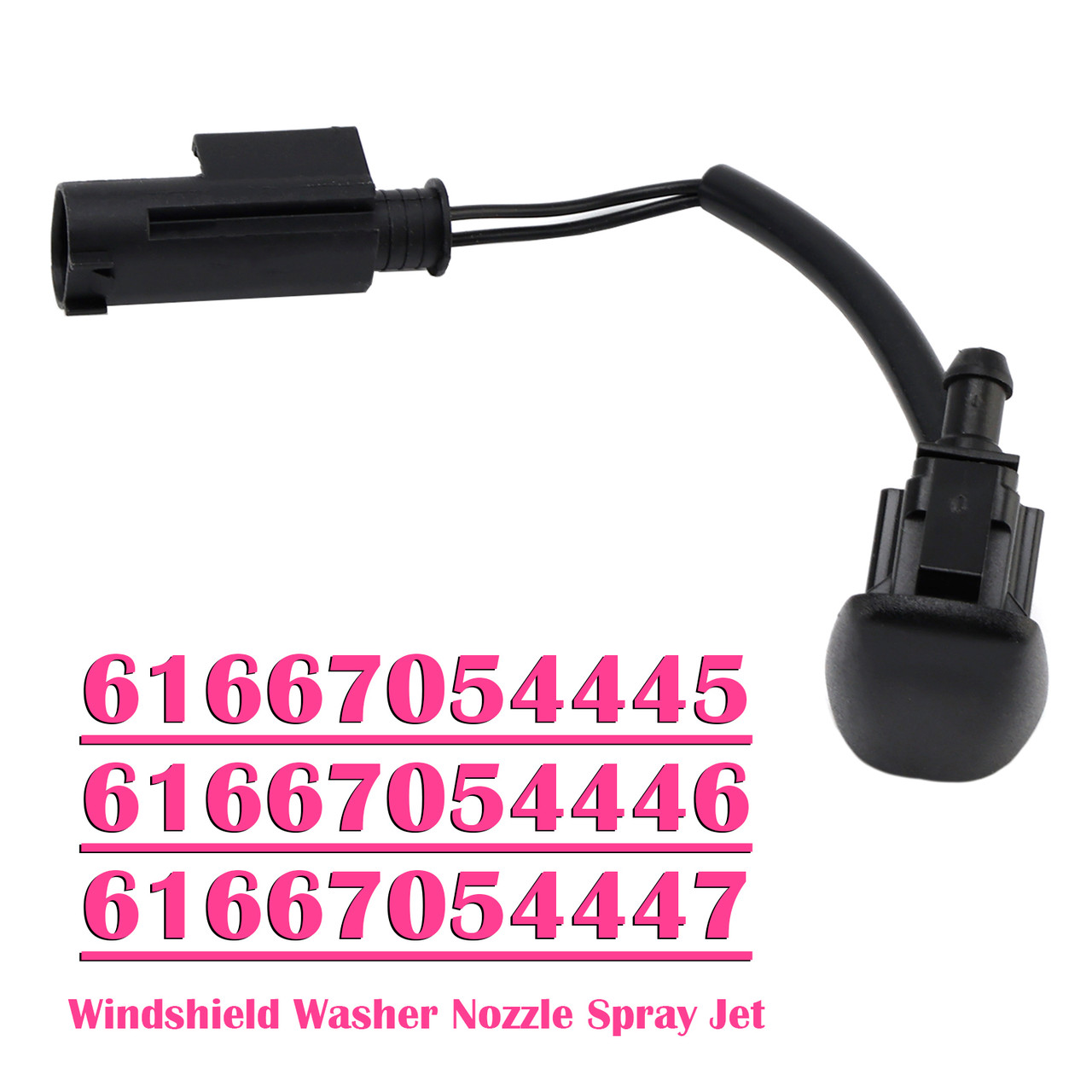 BMW E63 E64 645Ci 650i Windshield Washer Nozzle Spray Jet 61667054445 Generic