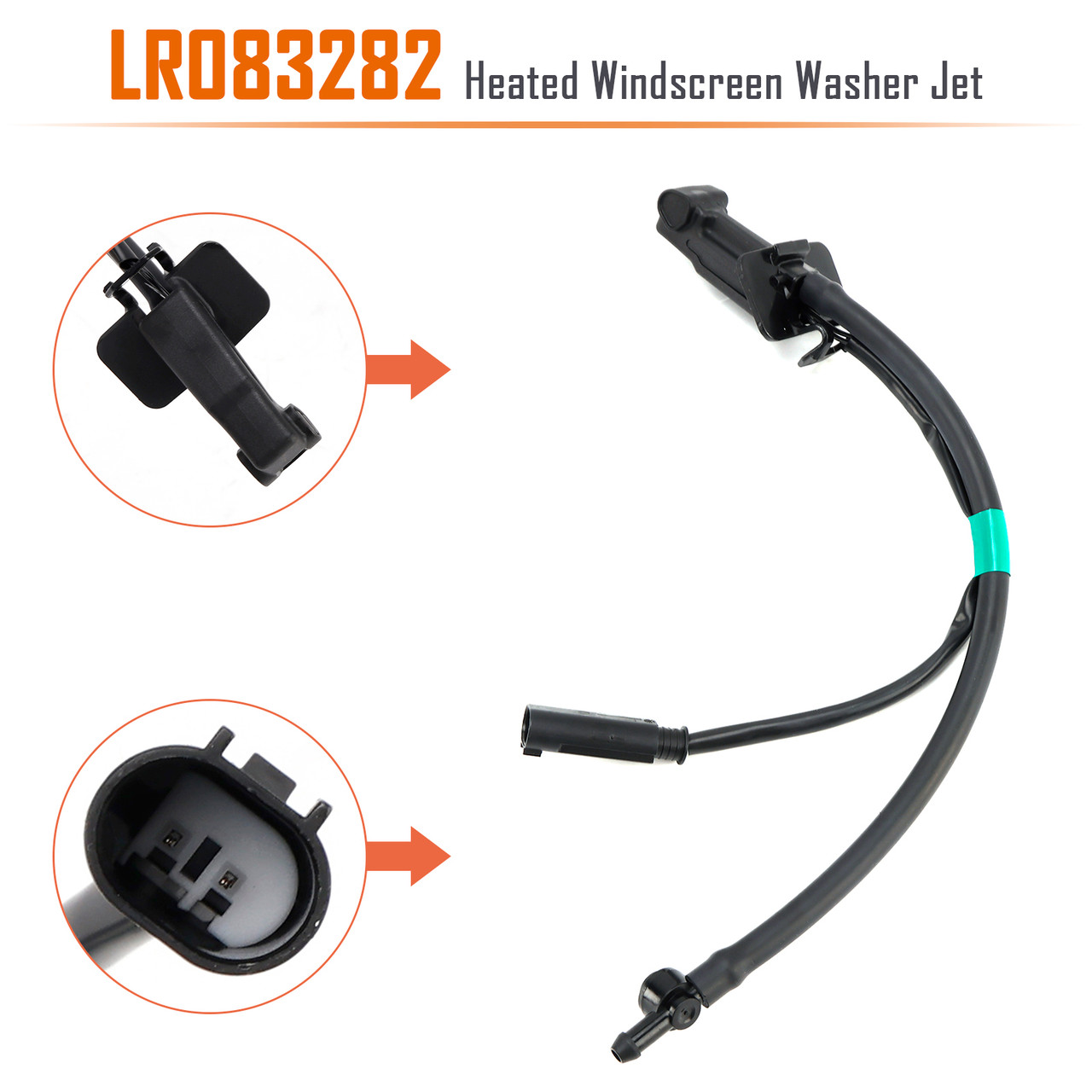 Discovery 5 Range Rover L405 Heated Windscreen Washer Jet LR083282 Generic