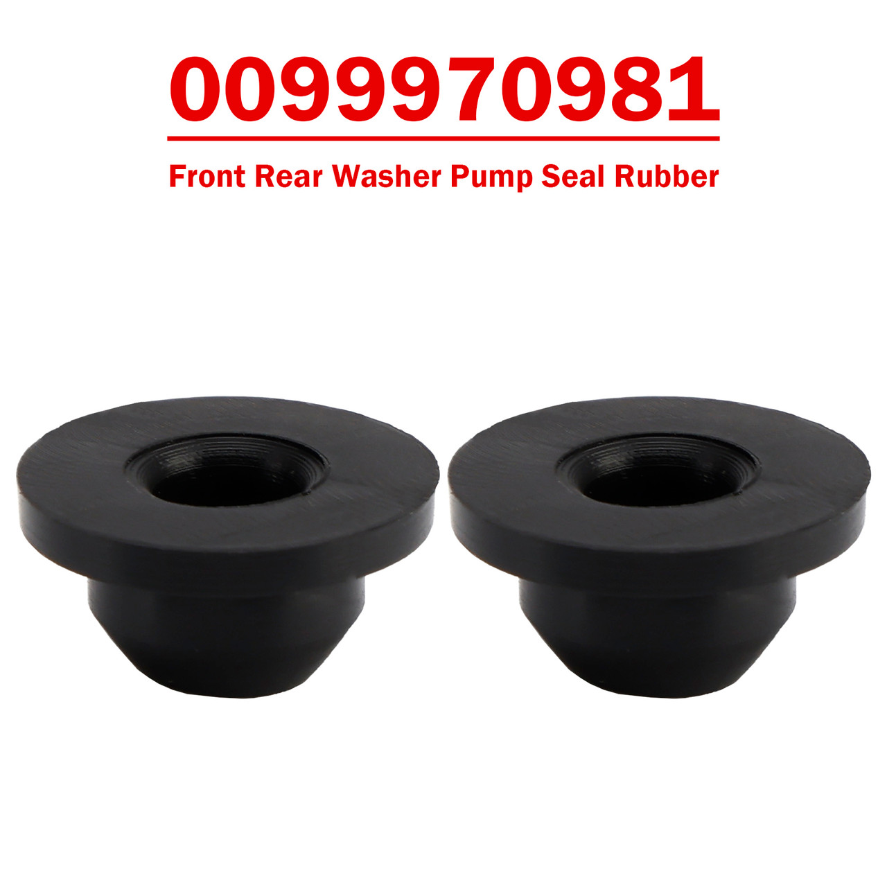 Mercedes-Benz M-CLASS (W163) ML 2PCS Front Rear Washer Pump Seal Rubber A1239973681 0099970981 Generic