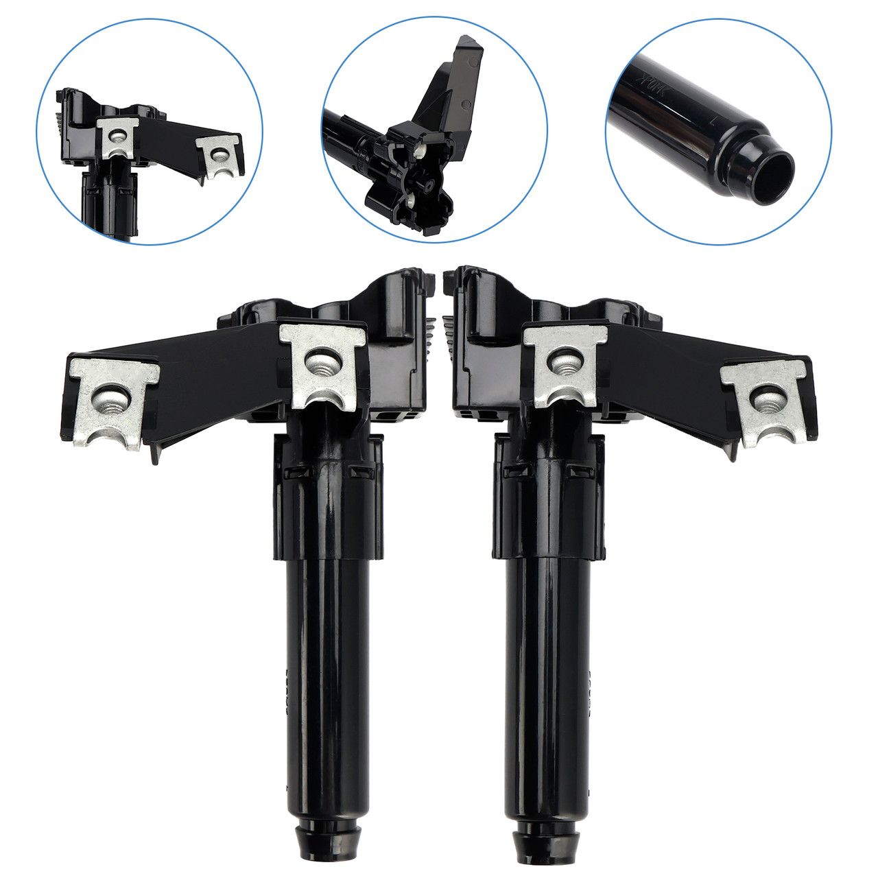 2016-2018 Mitsubishi Outlander 1 Pair Front Headlight Spray Washer Nozzle 8264A309 8264A310 Generic