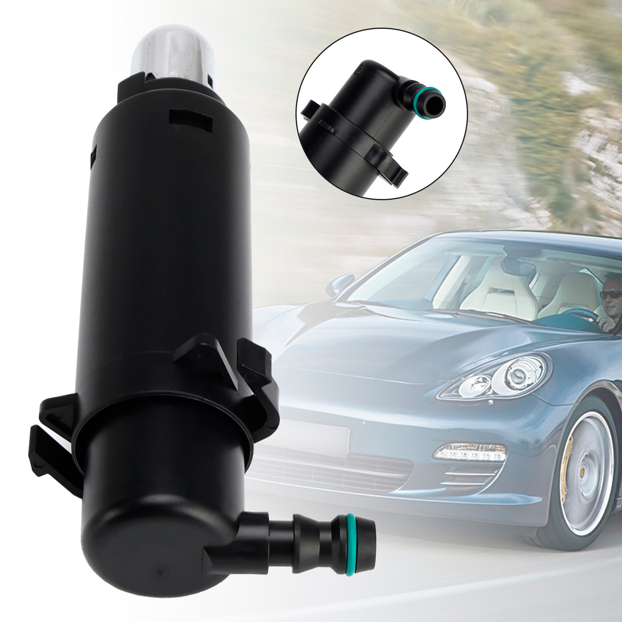 2010-2016 Porsche Pana Meira Front Headlight Spray Washer Nozzle 97062813300 Generic