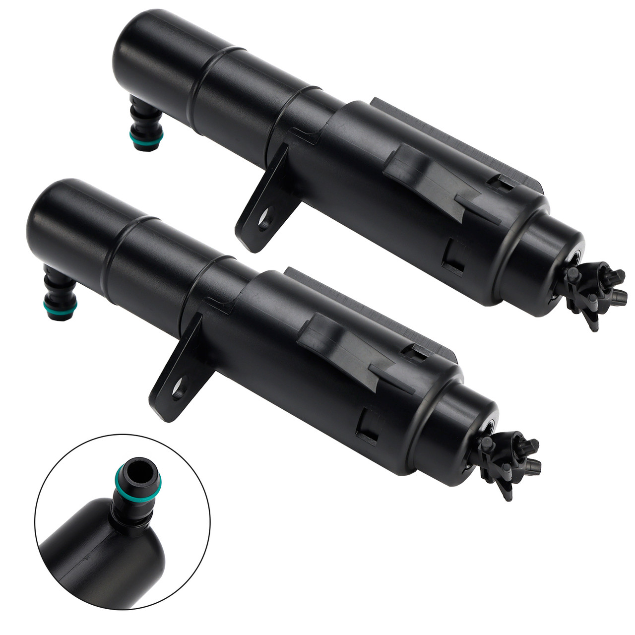 2009-2015 VW GOLF EOS Jetta Transporter 1 Pair Front Headlight Spray Washer Nozzle 5K0955978A Generic