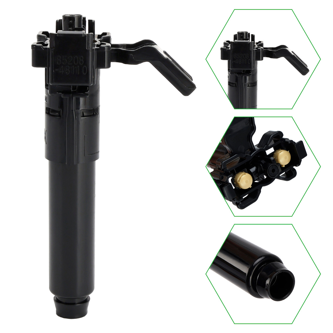 2016-2018 Lexus RX350 RX450 Front Headlight Spray Washer Nozzle Left 85208-48110 Generic