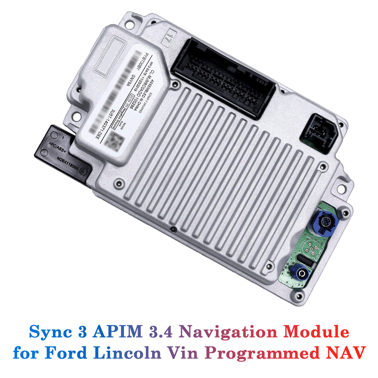2016+ Ford Lincoln Vin Programmed NAV Sync 3 APIM 3.4 Navigation Module HP5T-14G371-CAG Generic