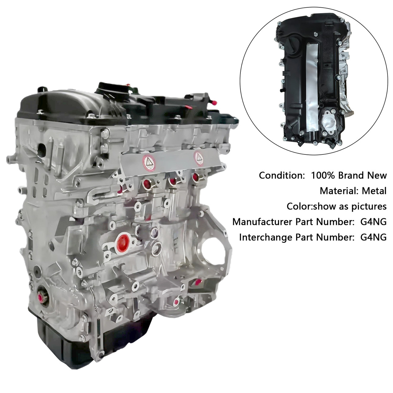 2016-2019 Hyundai Sonata Hybrid 2.0L G4NG Engine Short Block 2D312-2EU02-A Generic