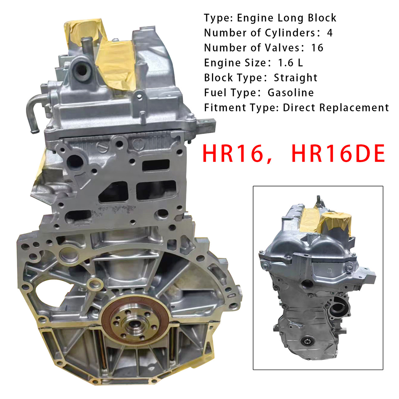 2013-2019 Nissan Versa Note Cube 1.6L Motor Engine Assembly DOHC HR16 HR16DE Generic