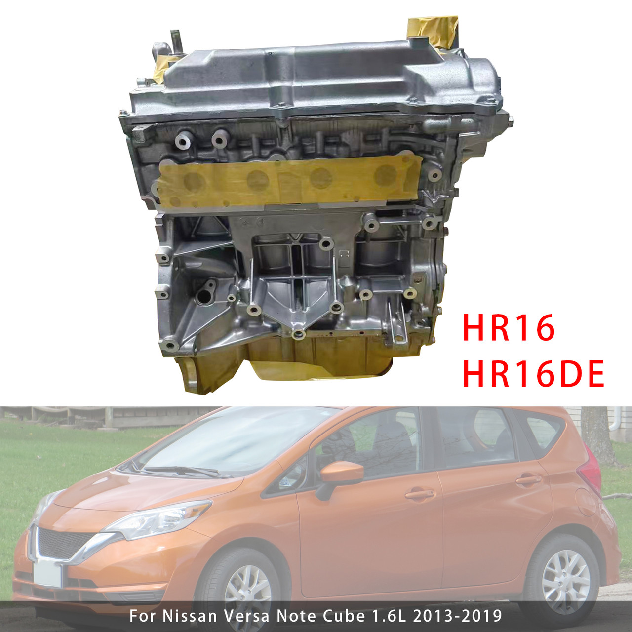 2013-2019 Nissan Versa Note Cube 1.6L Motor Engine Assembly DOHC HR16 HR16DE Generic