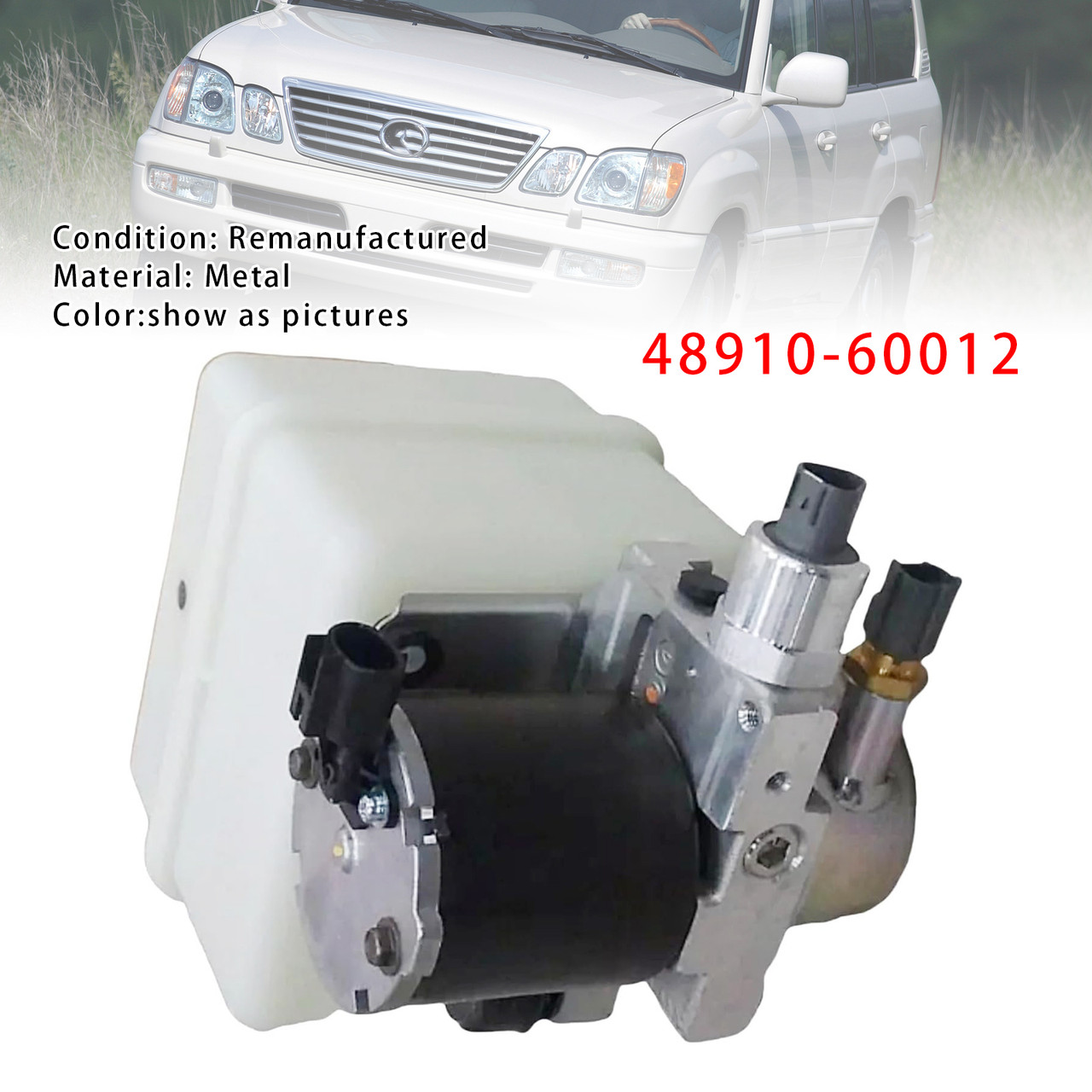 1998-2007 Toyota Land Cruiser AHC Height Control Pump & Motor 48910-60012 Generic