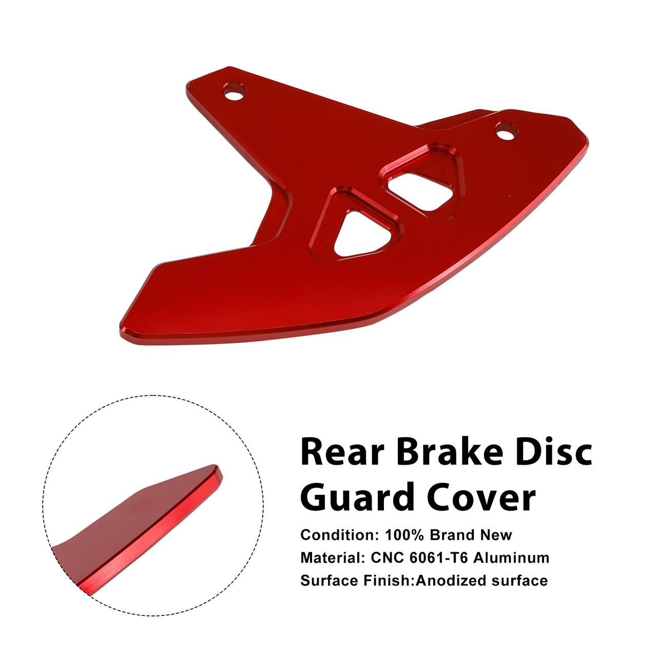 2000-2024 SUZUKI DRZ 400/E/S/SM Rear Brake Disc Guard Cover DR-Z400SM Red Generic