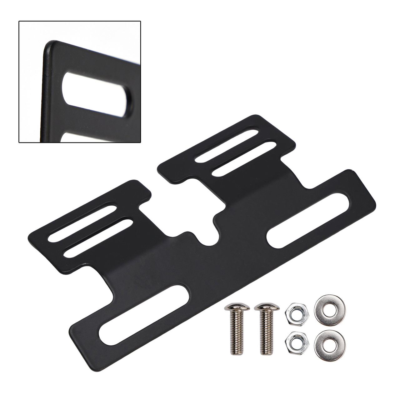 Universal Motorcycle Rear License Plate Holder Support Bracket Mount