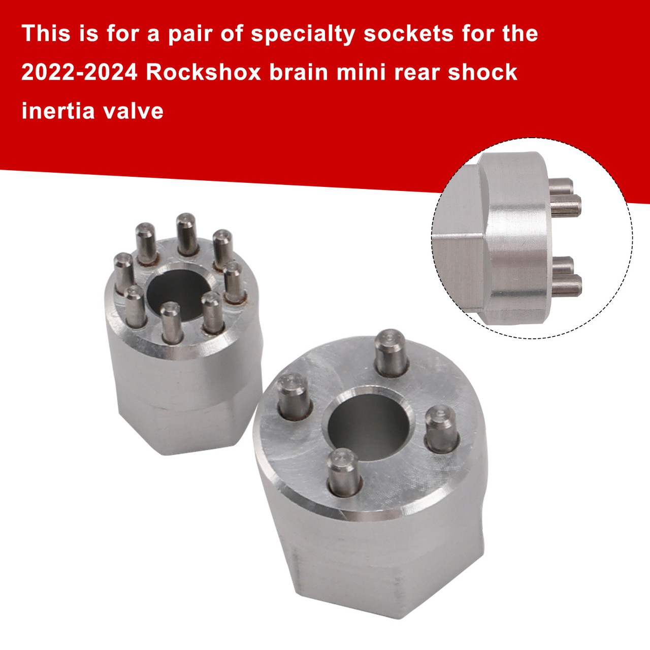 RockShox Brain Inertia Valve Tool 2022-2024 – Socket Set for Specialized MINI Shock