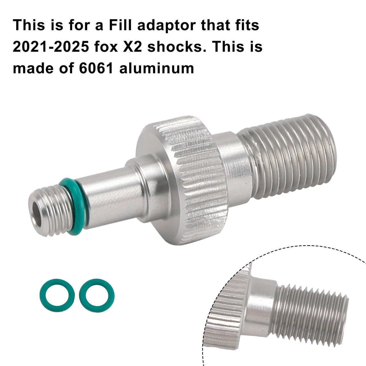 2021-2025 Air Fill Adaptor- clone of fox #803-01-826-Rezi end For