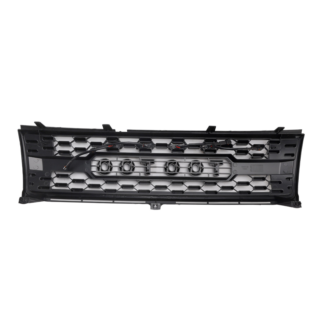 1997-2000 Toyota Tacoma Honeycomb Front Bumper Grille With LED Light Black Generic