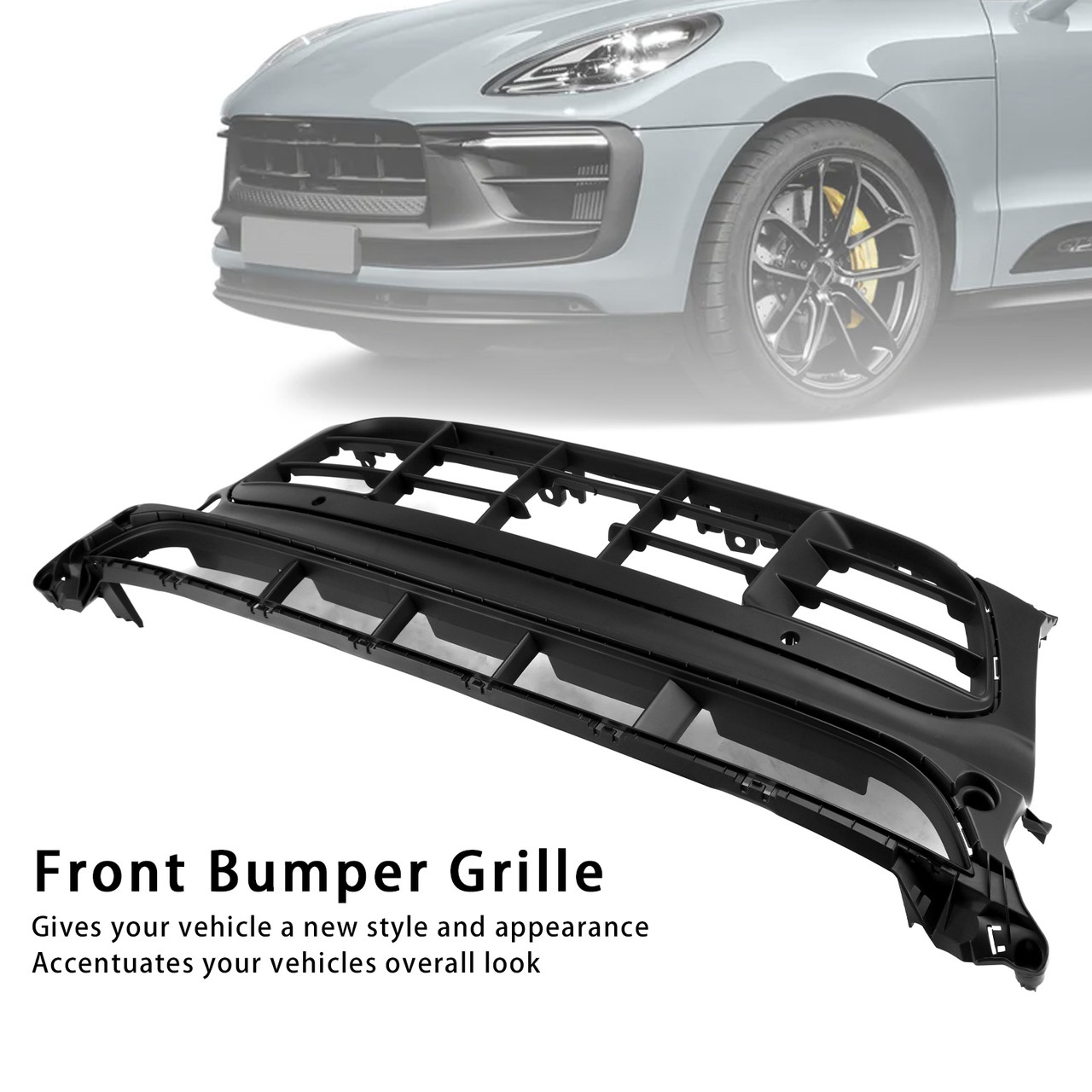 2014-2017 Porsche Macan GTS 95B With ACC Front Bumper Grille 95B807683AL Generic