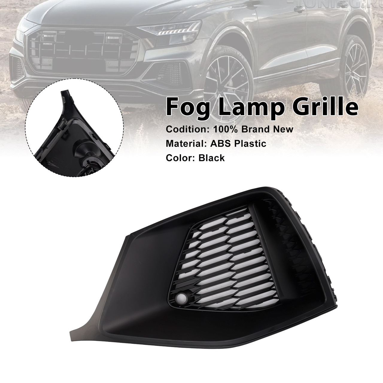 2018-2023 Audi Q8 S-LINE /SQ8 Left Front Bumper Grill Trim 4M8807681A Generic