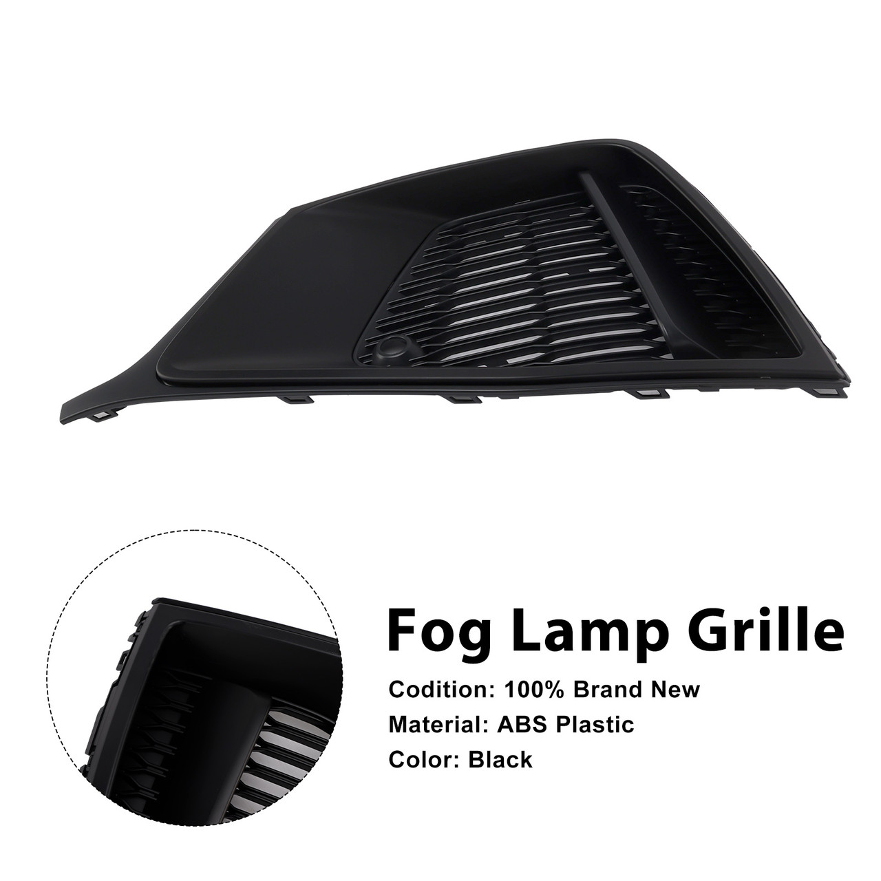 2018-2023 Audi Q8 S-LINE /SQ8 Left Front Bumper Grill Trim 4M8807681A Generic