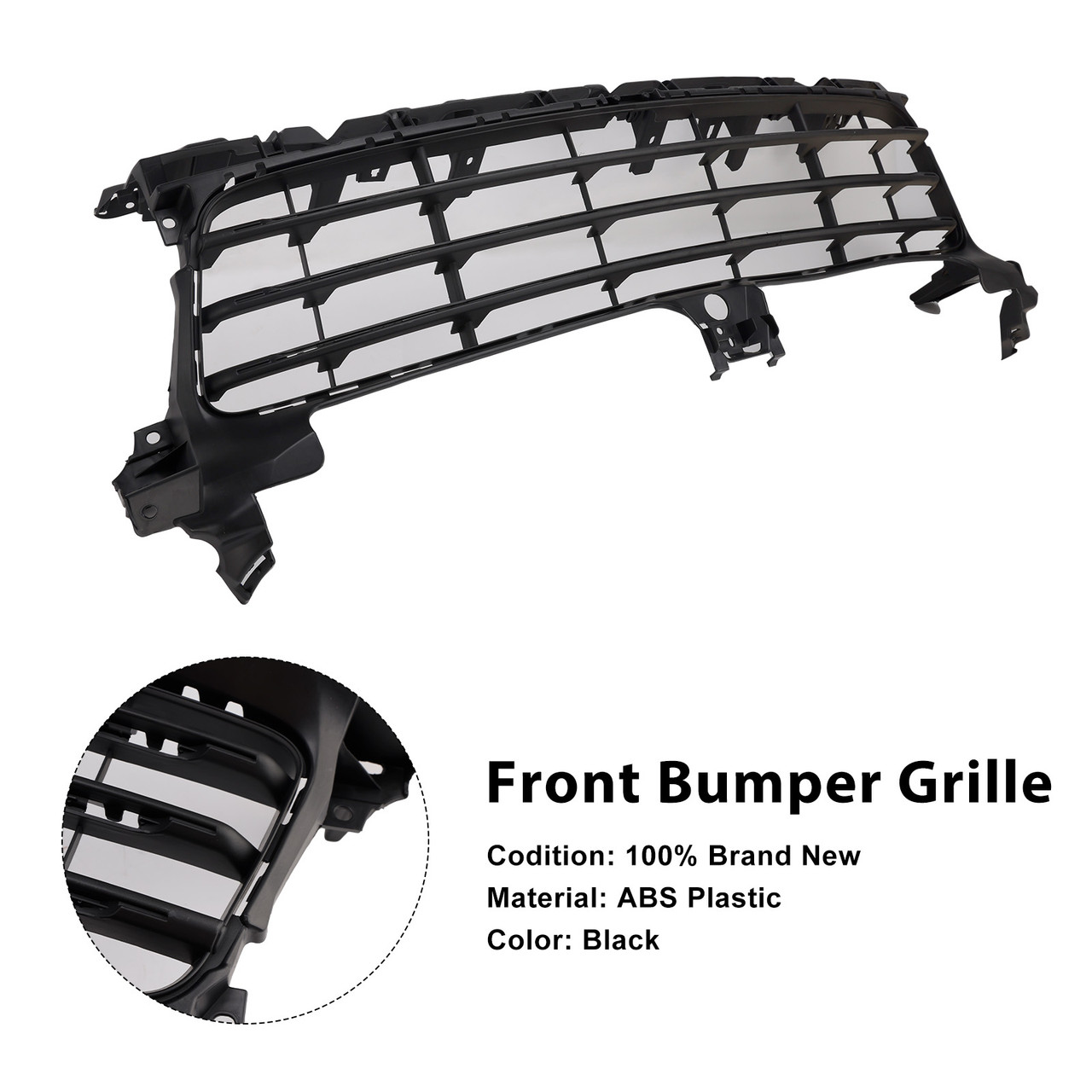 2019-2023 Porsche Cayenne Front Bumper Grille 9Y0807683POK1 Black Generic
