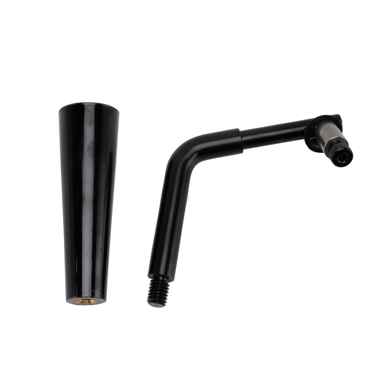 Threaded Door Handle Assembly for PelPro Stoves PP60 PP70 PP130 PP150 PPC90 TSC90, Quadra-Fire Stoves Outfitter-I/II, Pleasant Hearth Stoves PH35PS PH50CABPS PH50PS # SRV7093-024D