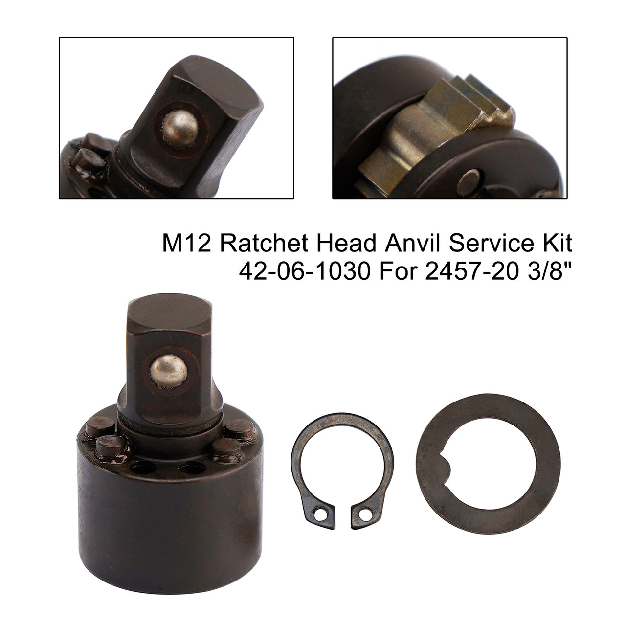 Milwaukee 42-06-1030 3/8" M12 Ratchet Head Anvil Service Kit For 2457-20