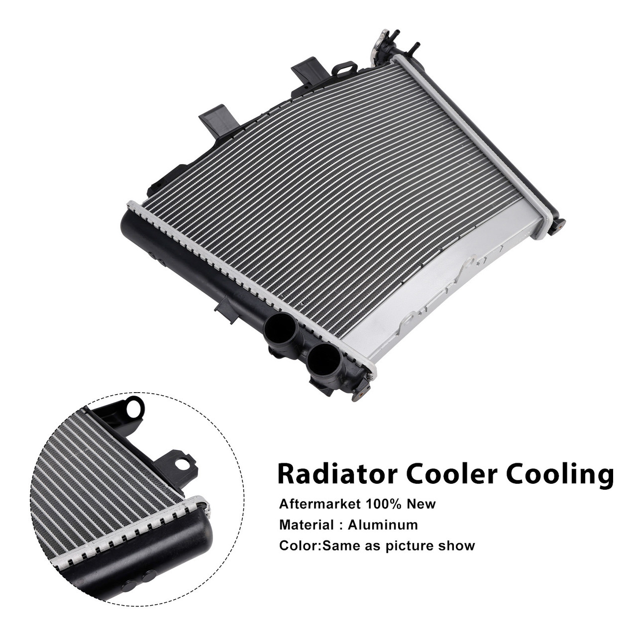 2019-2025 BMW M1000RR S1000RR Radiator Cooler Cooling Silver Generic