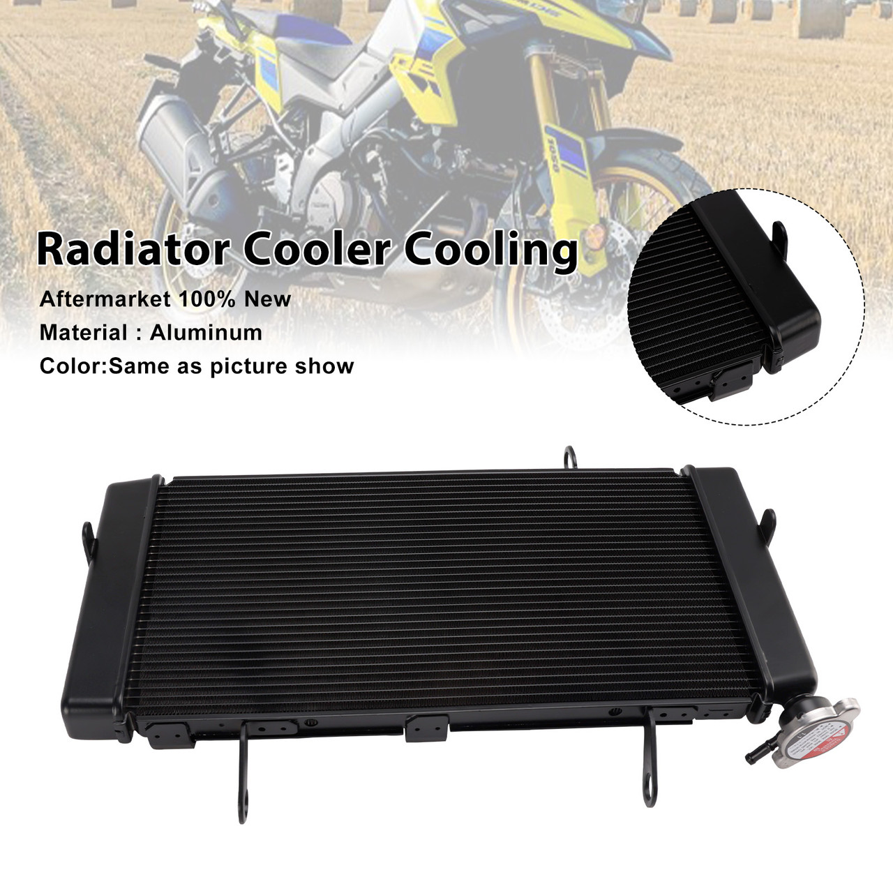 2023-2025 Suzuki V-Strom 1050 DL1050 Radiator Cooler Cooling Black Generic