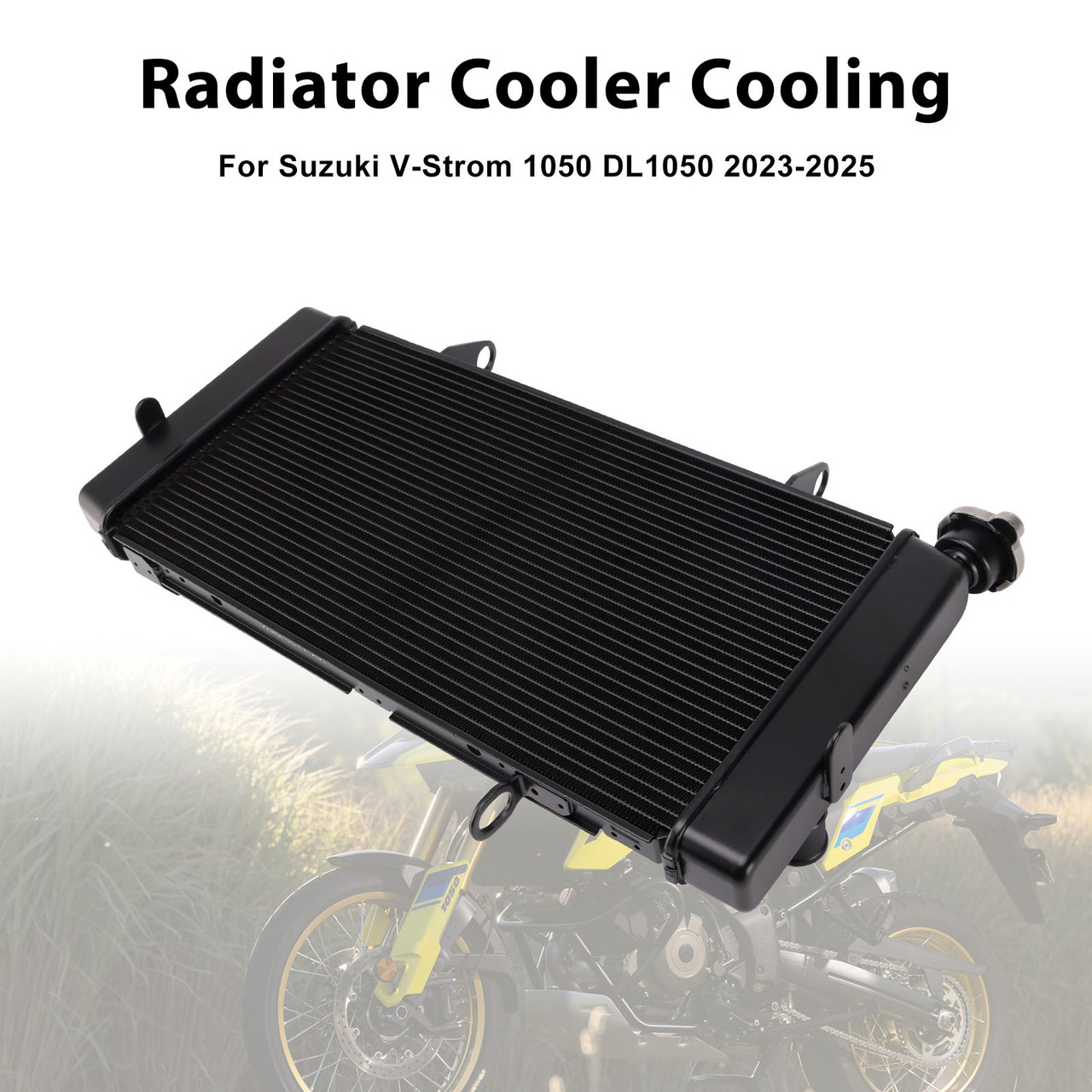 2023-2025 Suzuki V-Strom 1050 DL1050 Radiator Cooler Cooling Black Generic