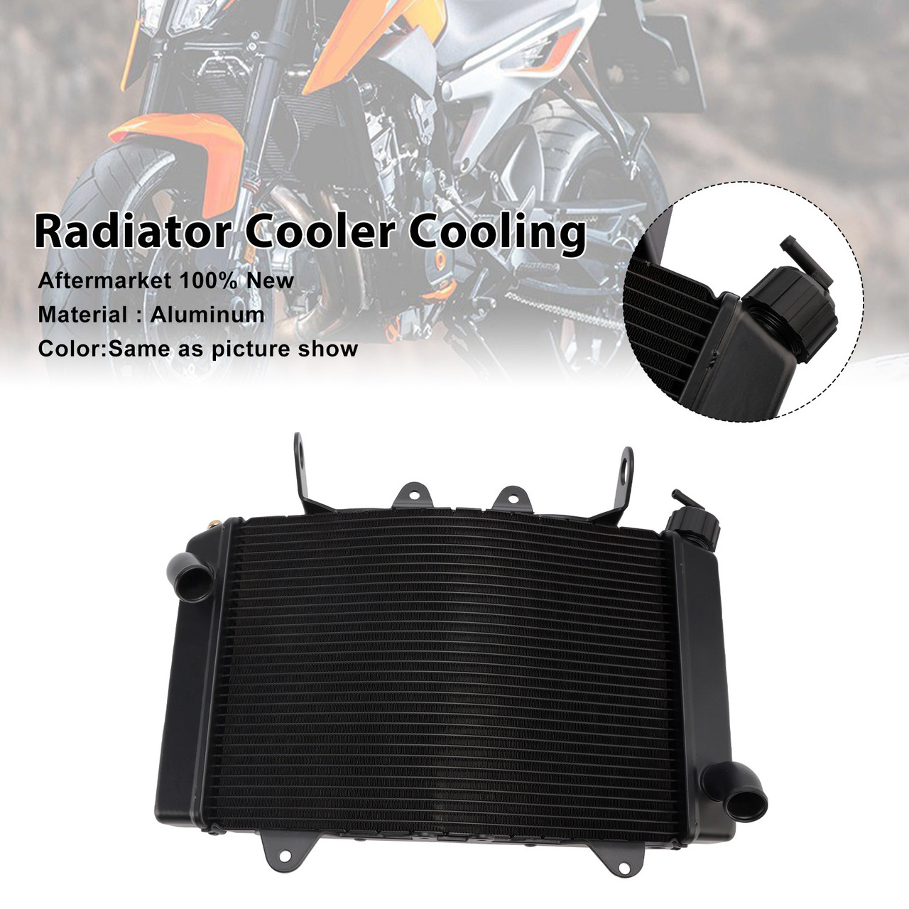 2018-2025 790 Duke 890 Duke Radiator Cooler Cooling Black Generic