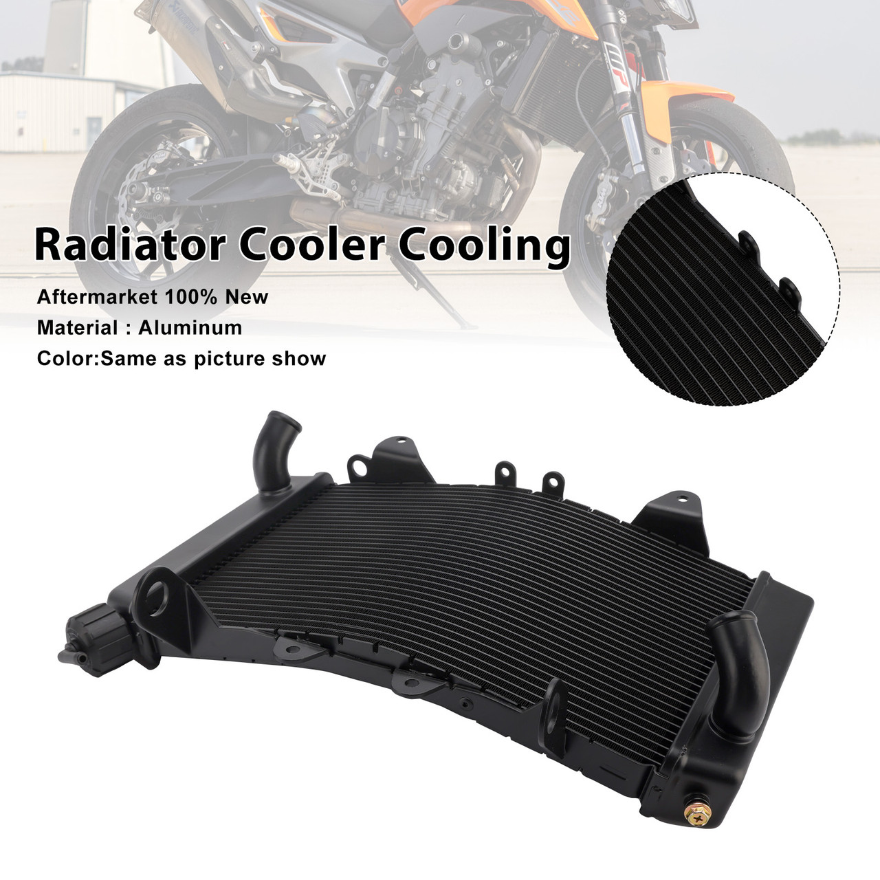 2018-2025 790 Duke 890 Duke Radiator Cooler Cooling Black Generic