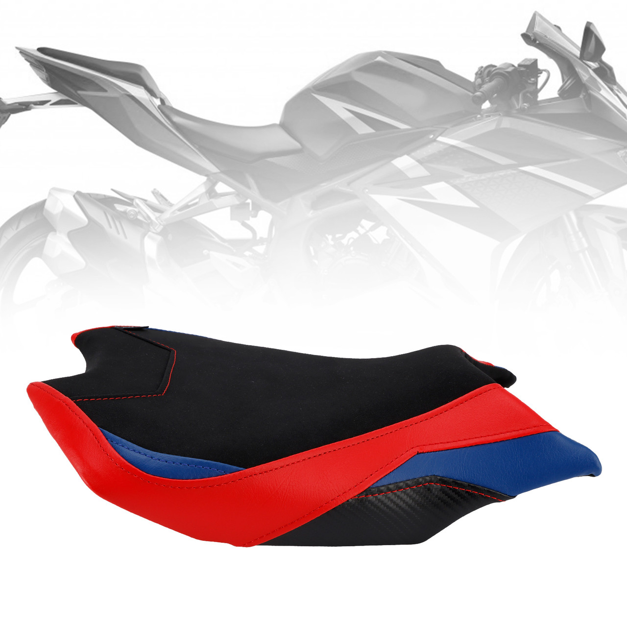 2017-2024 HONDA CBR250RR Front Raider Seat Driver Cushion Blue B Generic