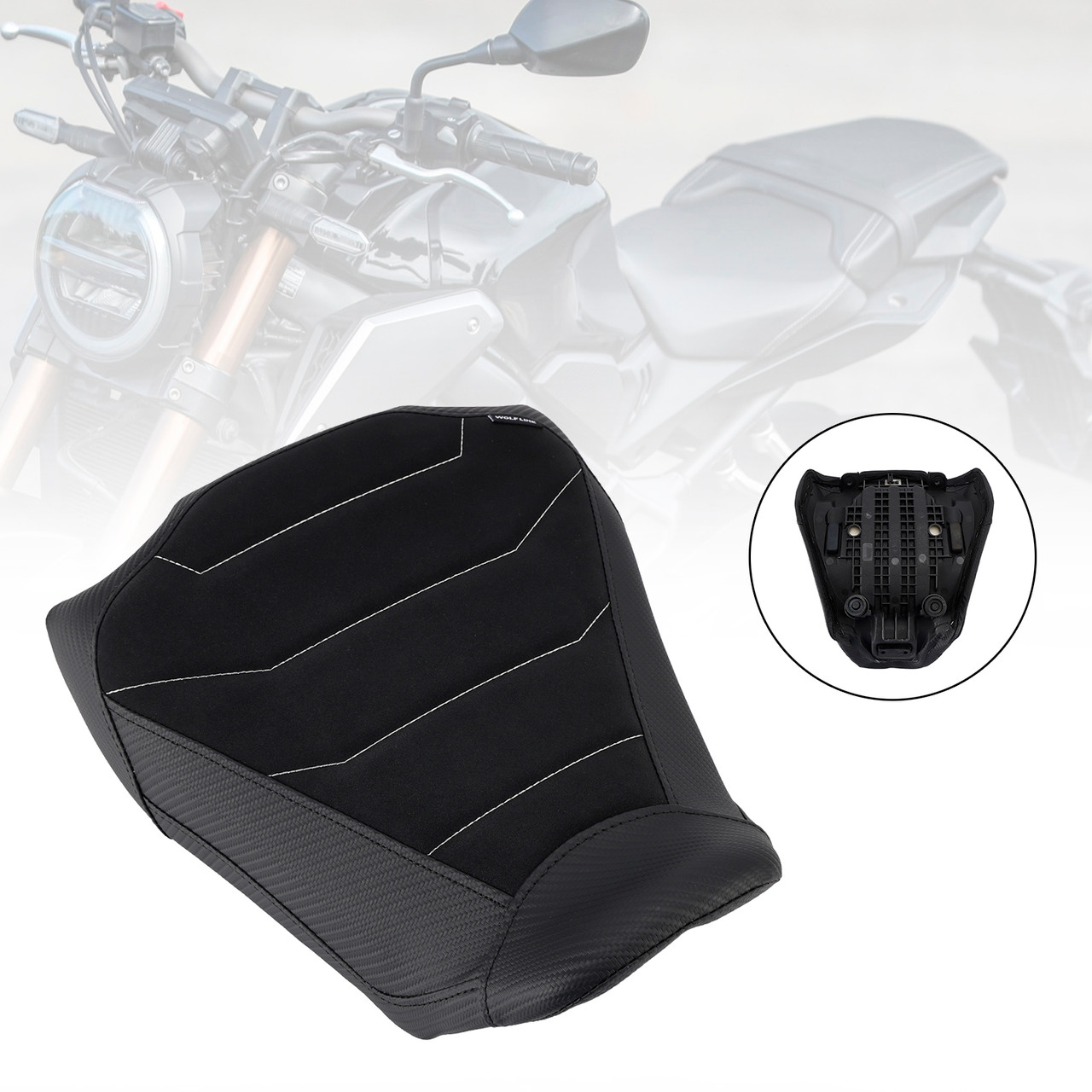 2024-2025 HONDA CB650R CBR650R Front Raider Seat Driver Cushion Black A Generic