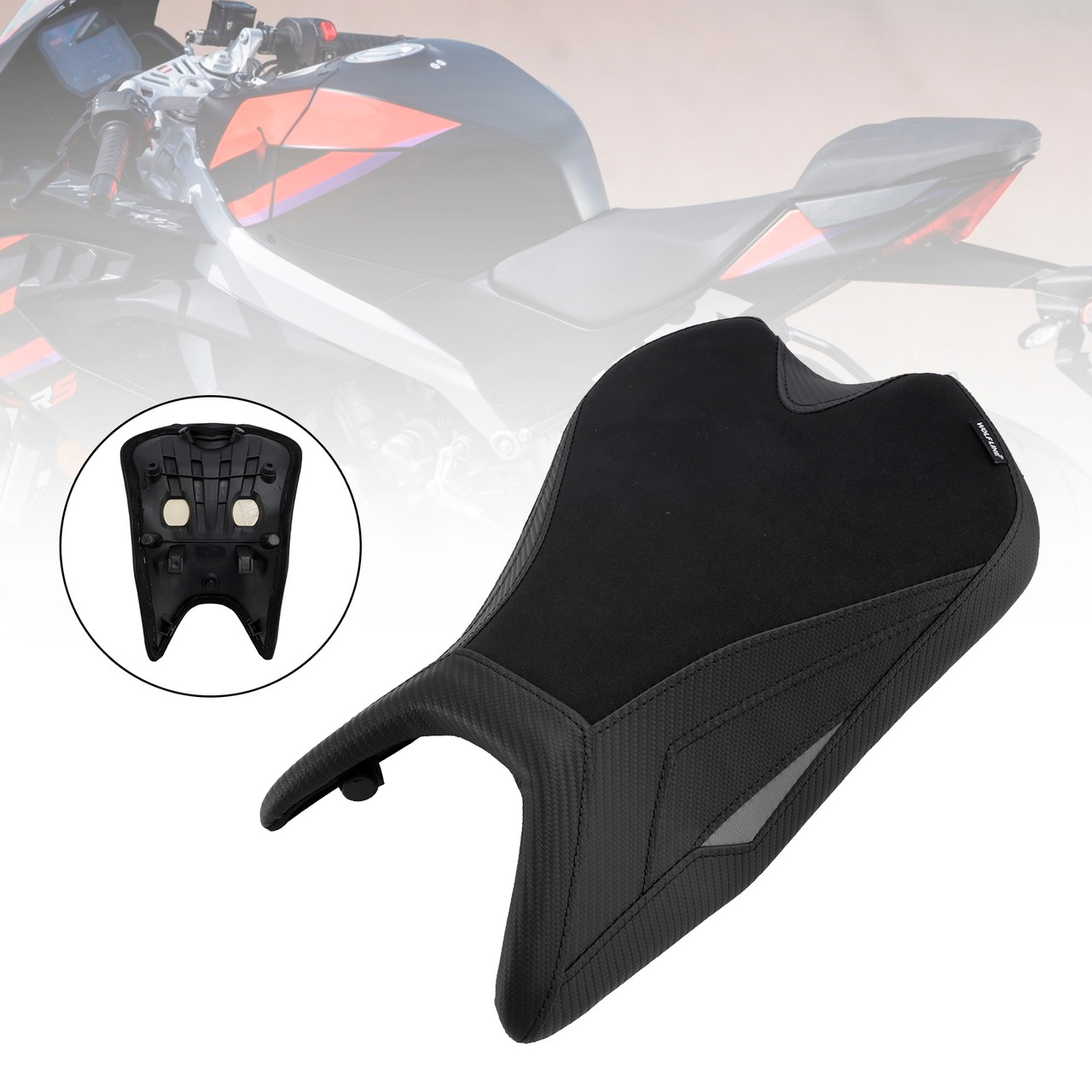 2024-2025 Aprilia RS457 Front Raider Seat Driver Cushion Gray Generic