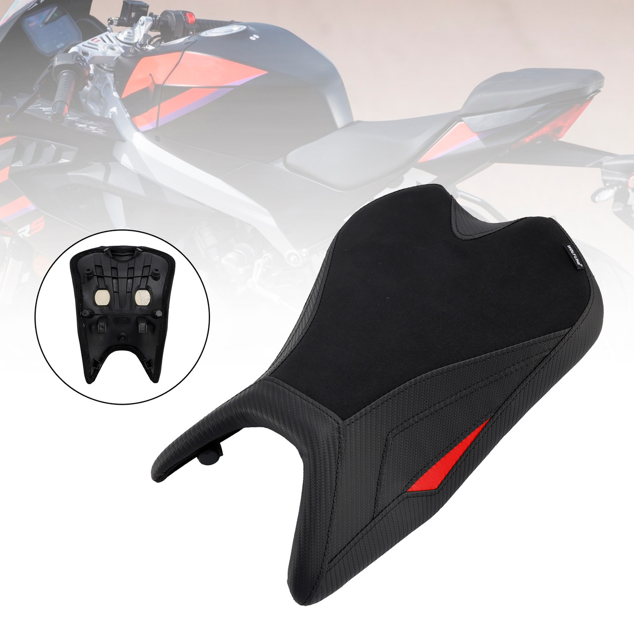 2024-2025 Aprilia RS457 Front Raider Seat Driver Cushion Red Generic