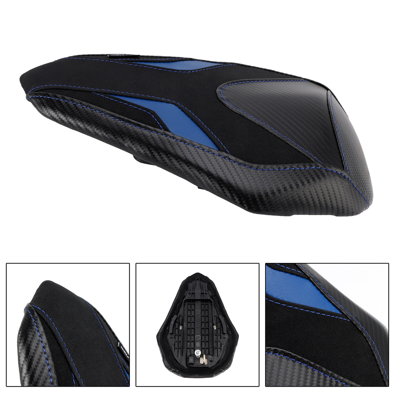 2017-2024 HONDA CBR250RR Rear Seat Passenger Cushion Flat Blue Generic