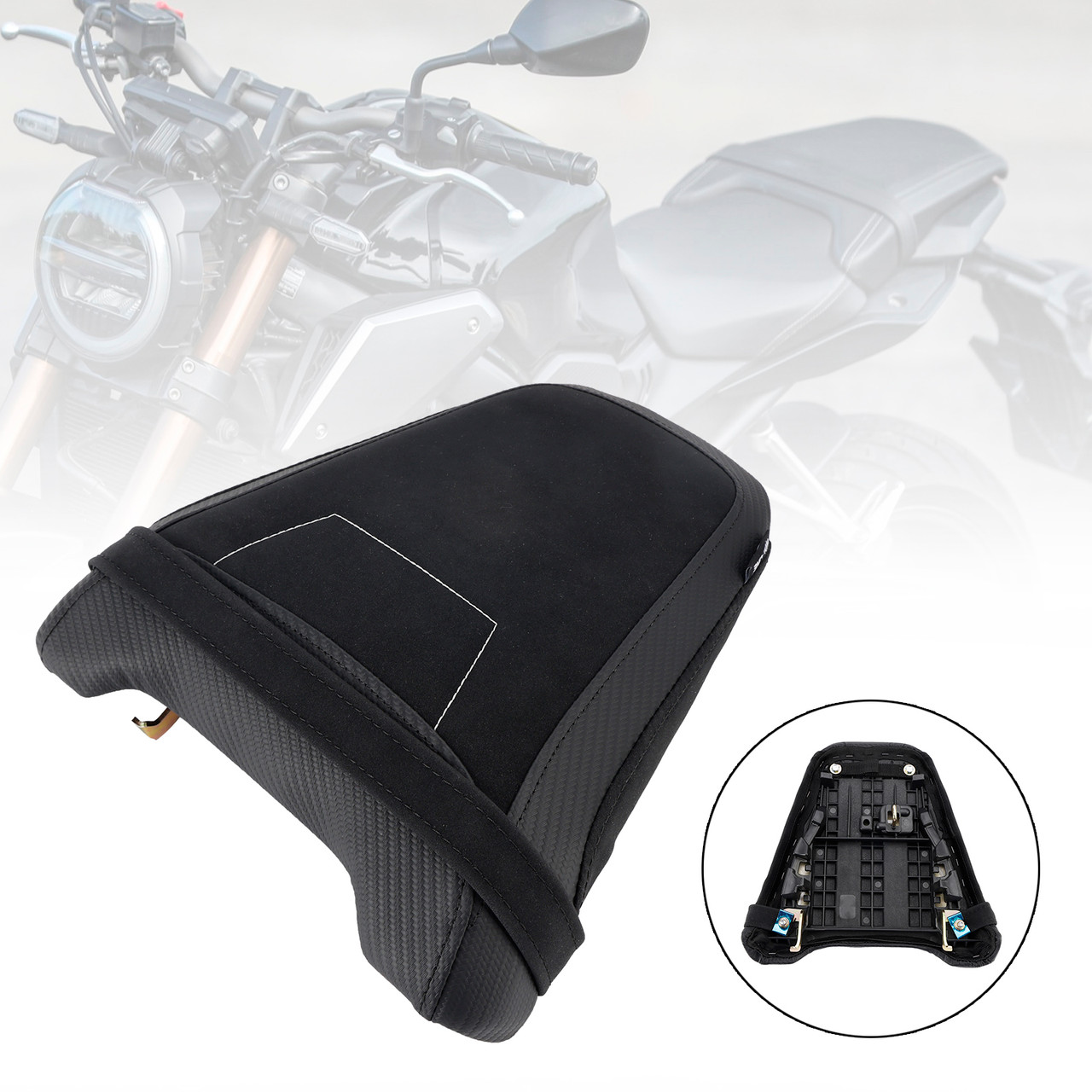 2024-2025 HONDA CB650R CBR650R Rear Seat Passenger Cushion Flat Black A Generic