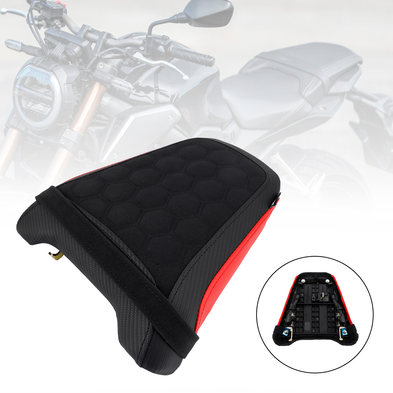 2024-2025 HONDA CB650R CBR650R Rear Seat Passenger Cushion Flat Red A Generic