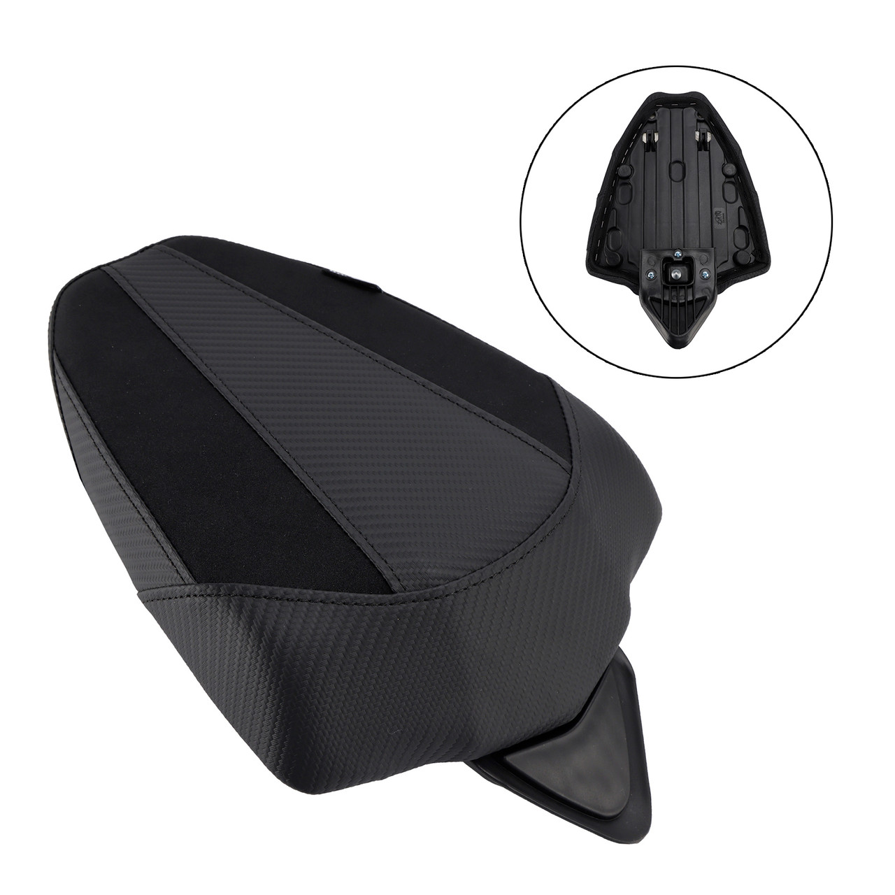 2024-2025 Aprilia RS457 Rear Seat Passenger Cushion Flat Black Generic