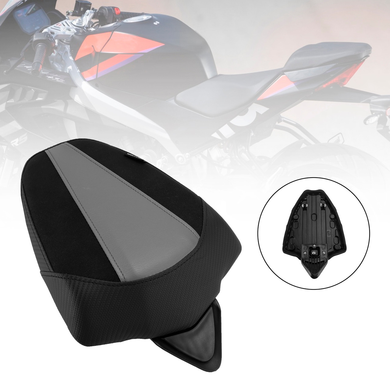 2024-2025 Aprilia RS457 Rear Seat Passenger Cushion Flat Gray Generic