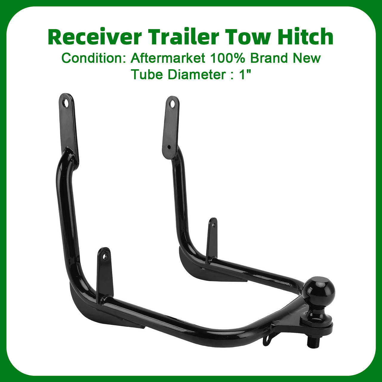 2009-2023 Harley Receiver Trailer Tow Hitch Black Generic