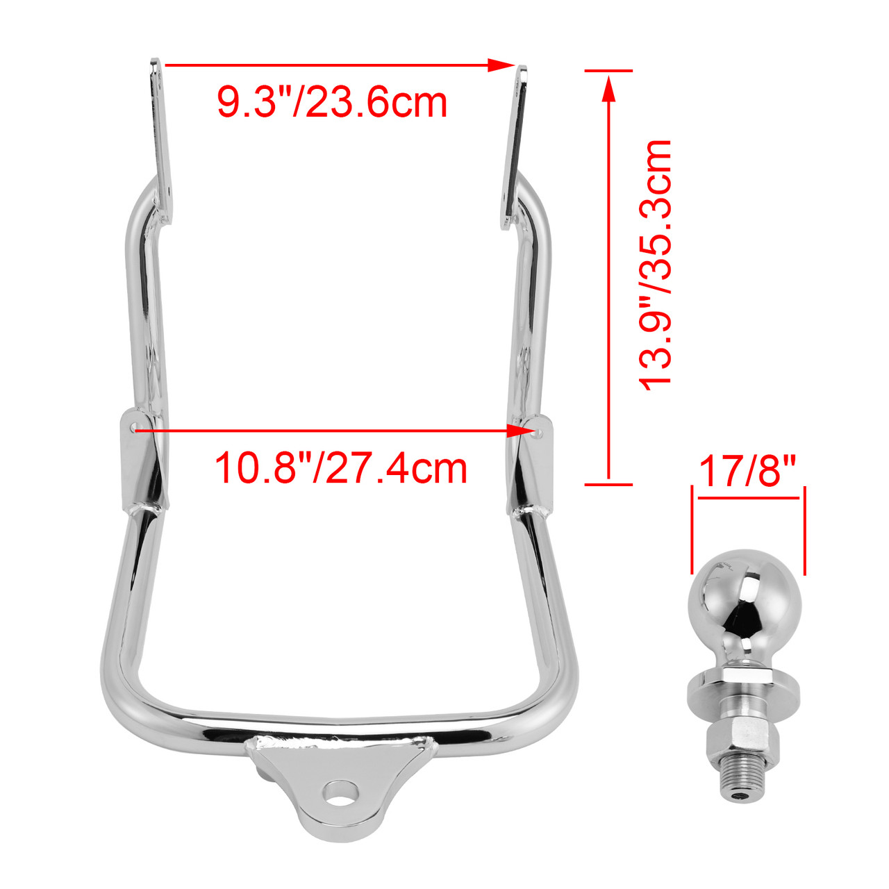 2009-2023 Harley Receiver Trailer Tow Hitch Sliver Generic