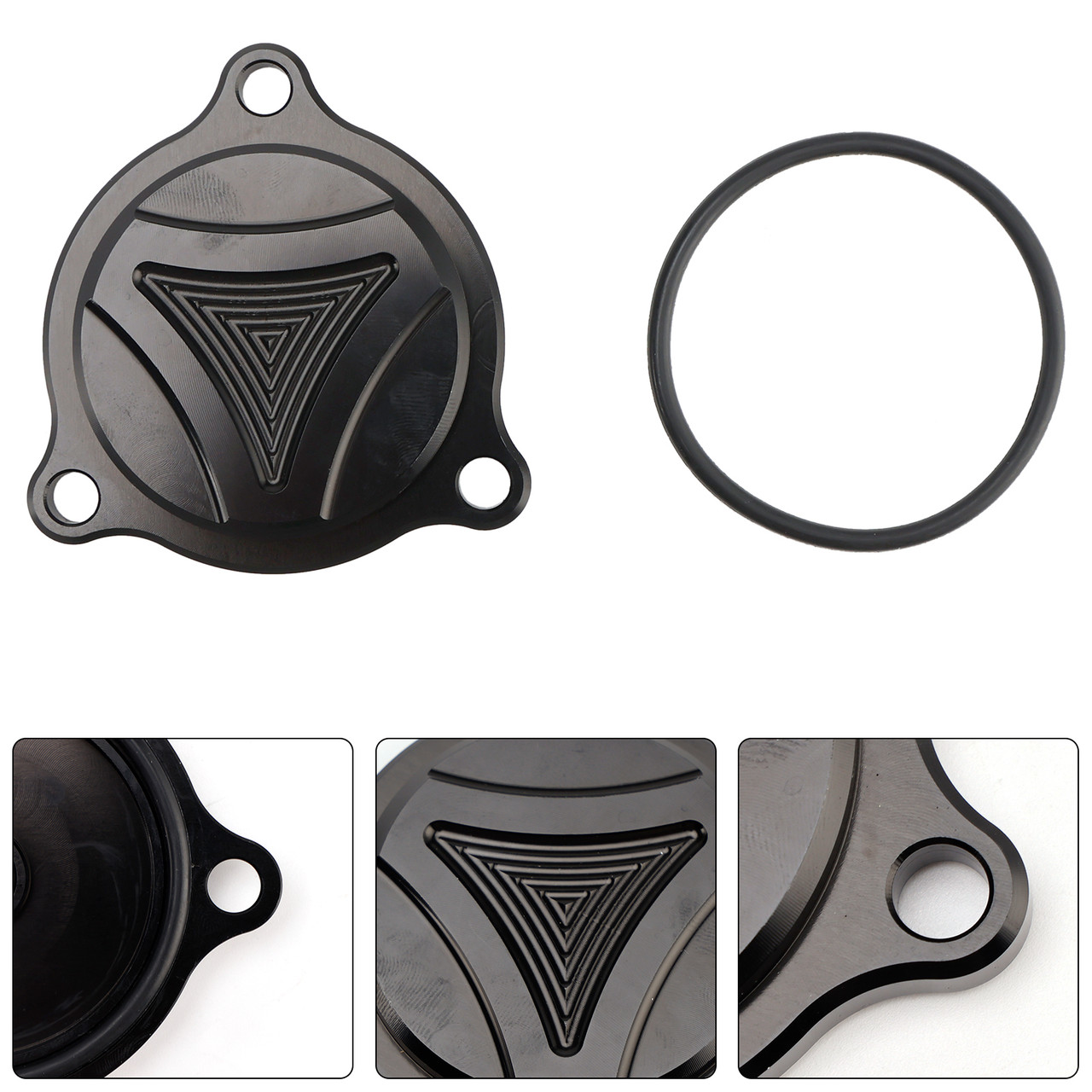 2005-2025 Suzuki DRZ400 DRZ400E DRZ400S DRZ400SE Engine Oil Filter Cover Cap Black Generic