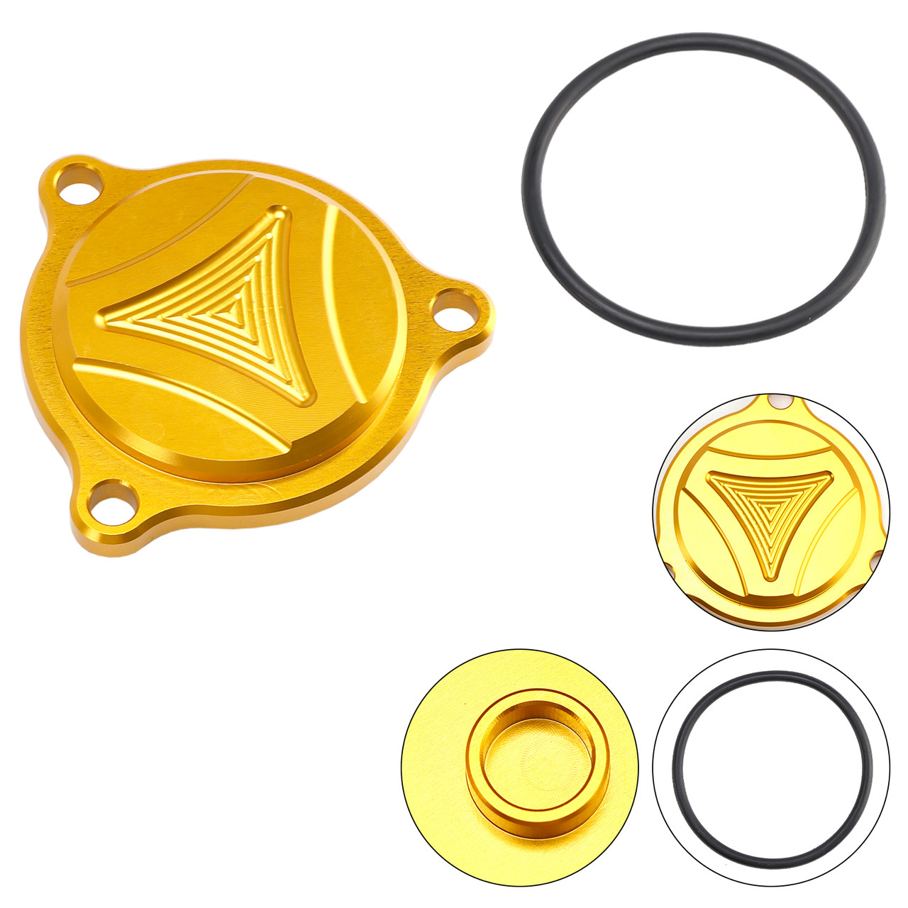 2005-2025 Suzuki DRZ400 DRZ400E DRZ400S DRZ400SE Engine Oil Filter Cover Cap Gold Generic