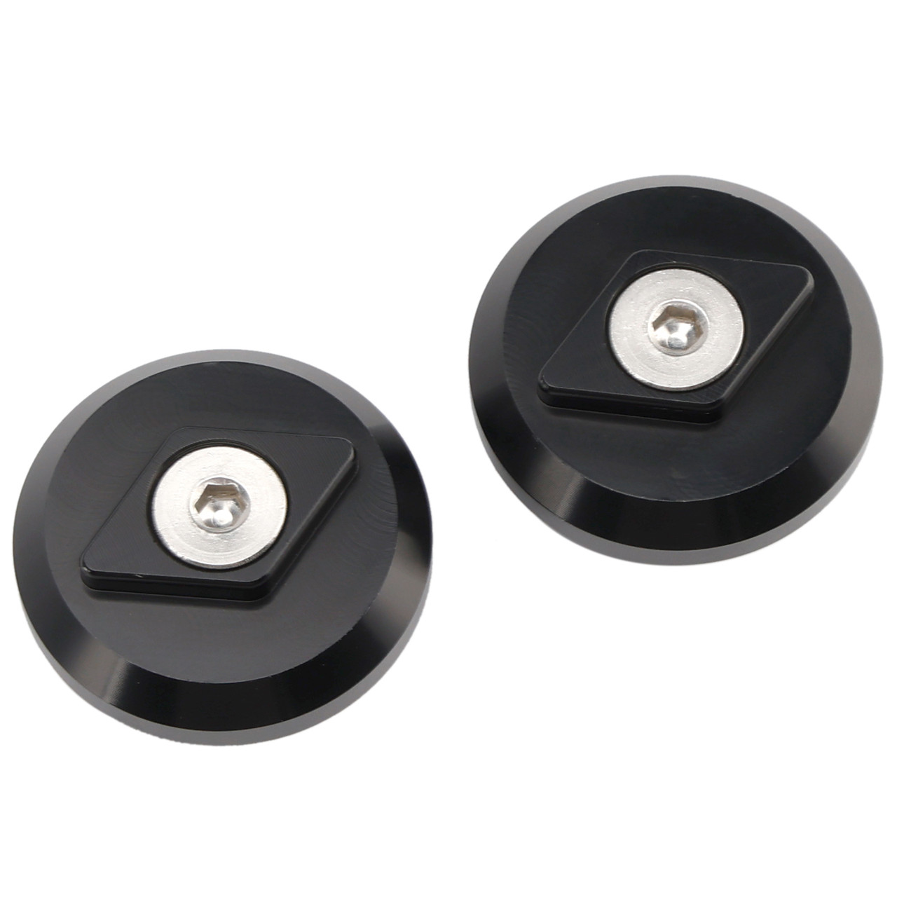 2024-2025 Kawasaki Z EX 500 Ninja Aluminum Frame Plugs Left and Right Black Generic