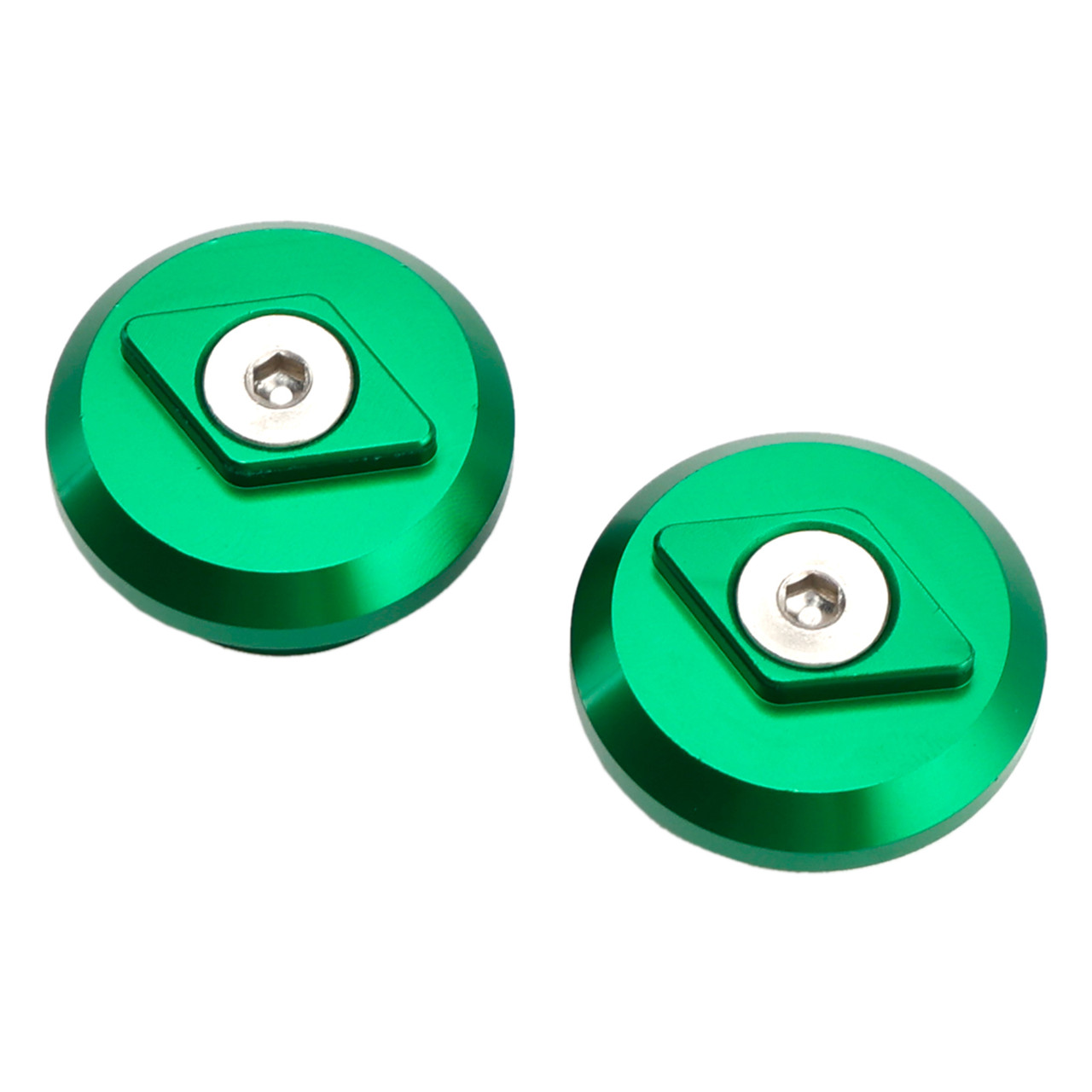 2024-2025 Kawasaki Z EX 500 Ninja Aluminum Frame Plugs Left and Right Green Generic