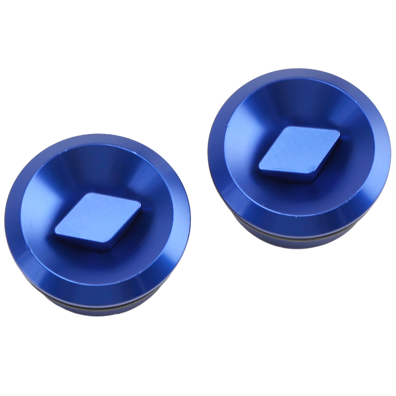 Honda CB150R/ CB250R/ CB300R Aluminum Frame Plugs Left and Right Blue Generic
