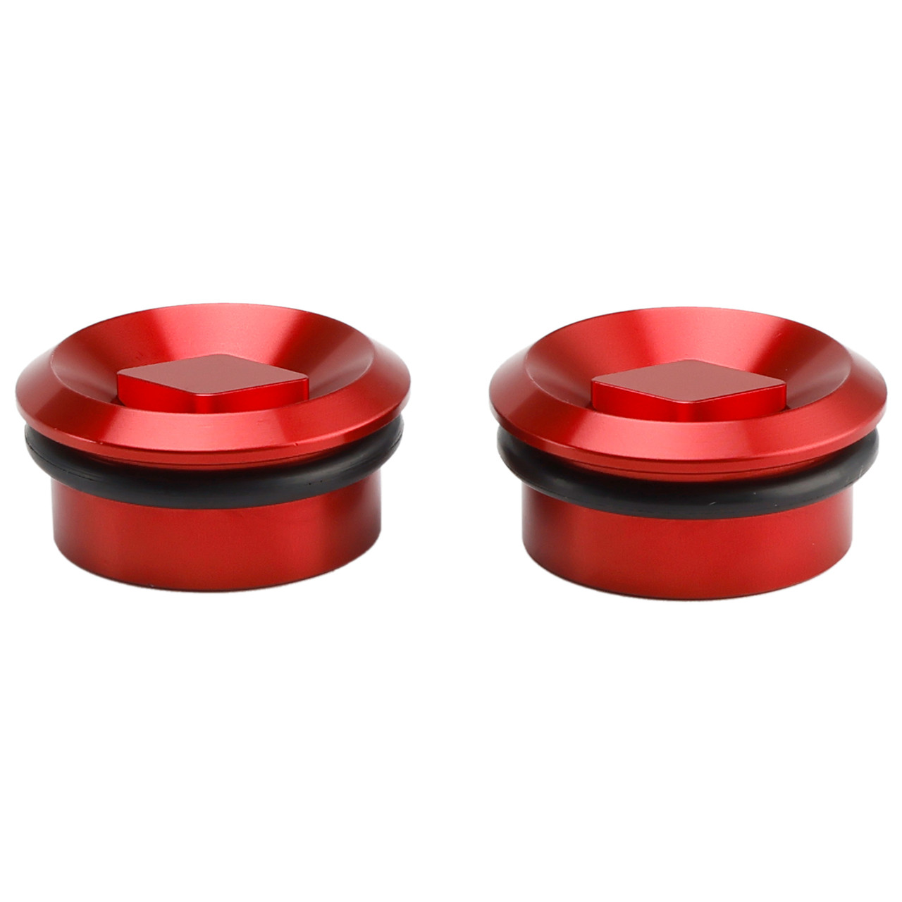 Honda CB150R/ CB250R/ CB300R Aluminum Frame Plugs Left and Right Red Generic